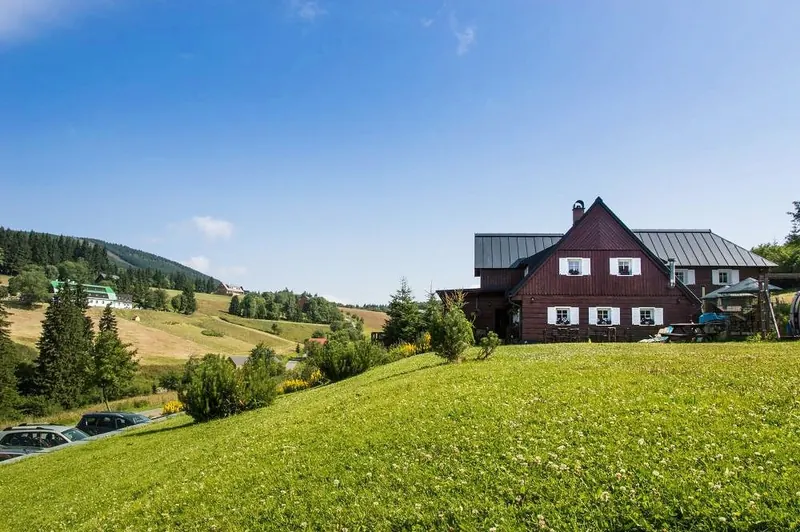 Penzion a louky v Horní Malé Úpě